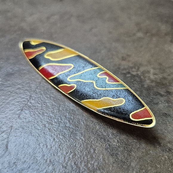 Colorful Abstract Brooch - Picture 2 of 3